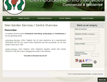 Tablet Screenshot of glengarden.co.za